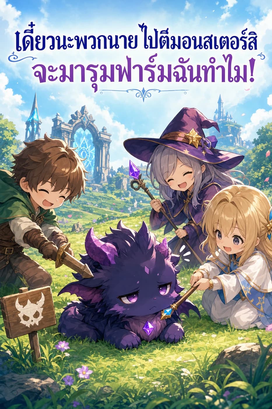 เดี๋ยวนะพวกนาย ไปตีมอนสเตอร์สิ จะมารุมฟาร์มฉันทำไม!